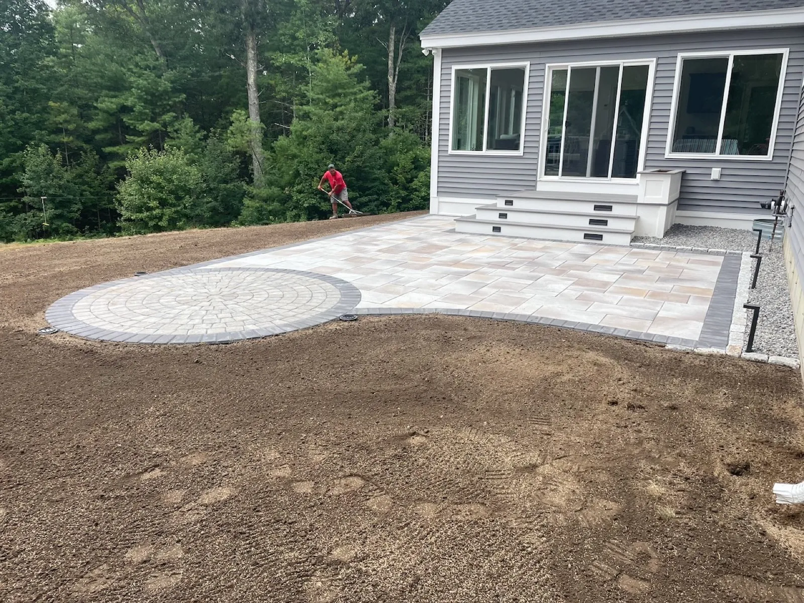 Backyard Paver Patio — Patios in Amherst, NH