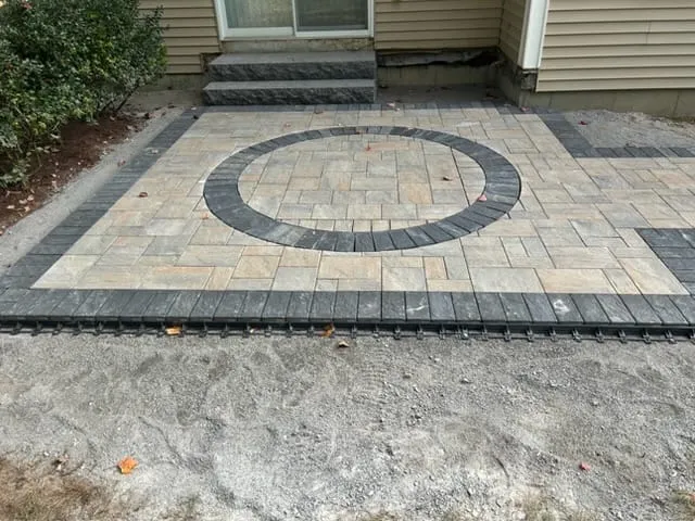 Circular Medallion Paver Patio — Patios in Southern NH, NH