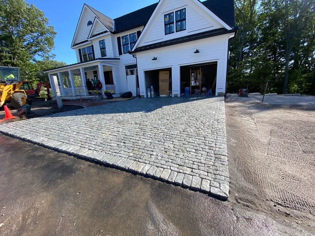 Cobblestone Driveway Apron — Walkways in Southern NH, NH
