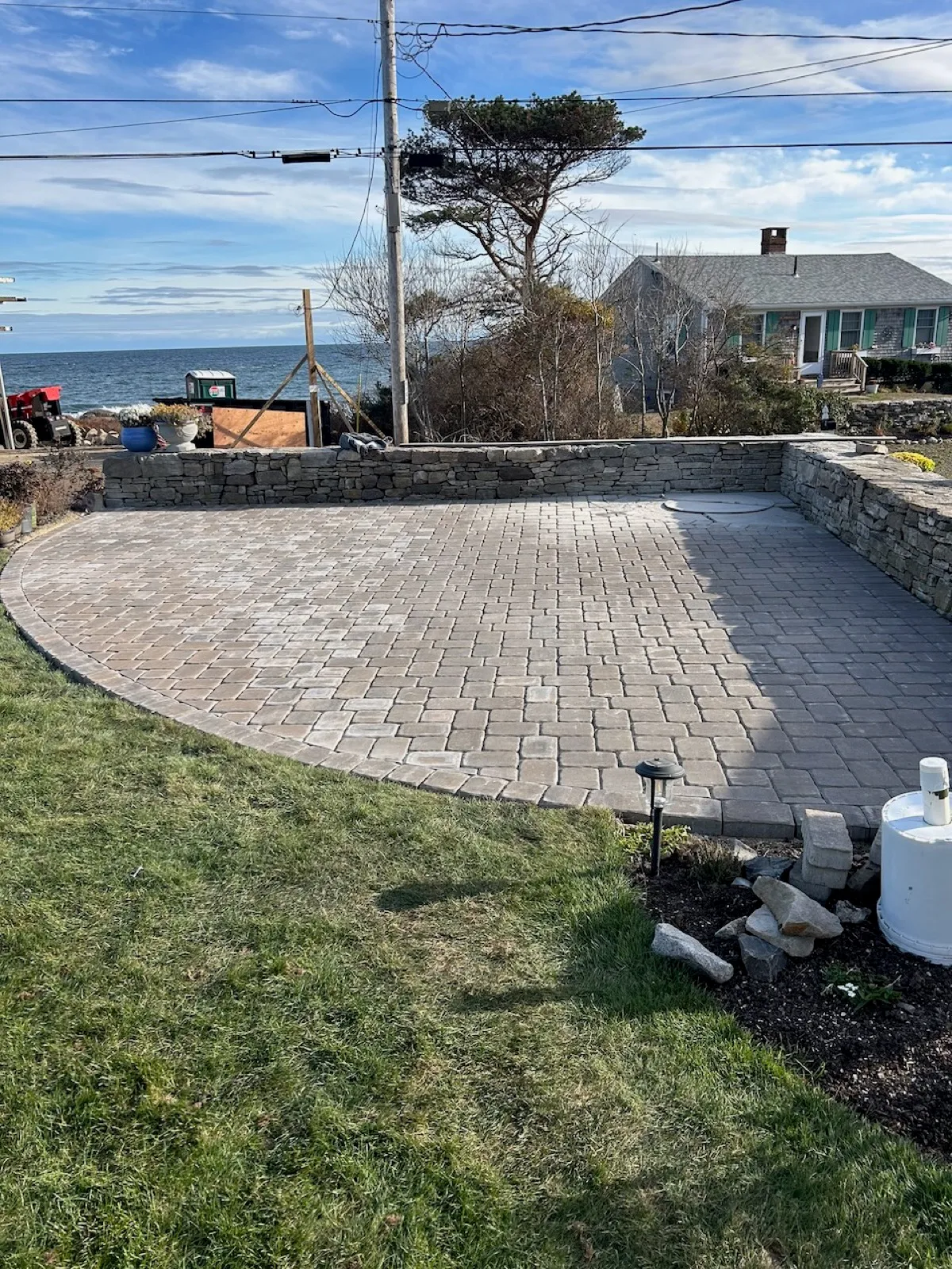 Circular Paver Courtyard — Patios in Hollis, NH