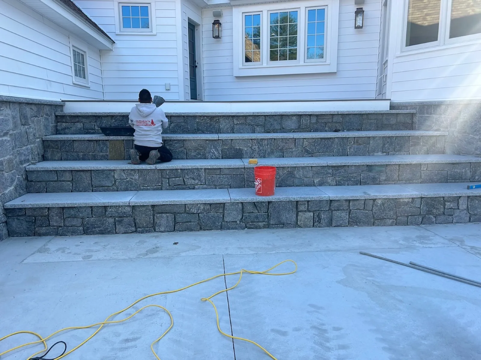 Front Steps & Landing — Walkways in Hudson, NH