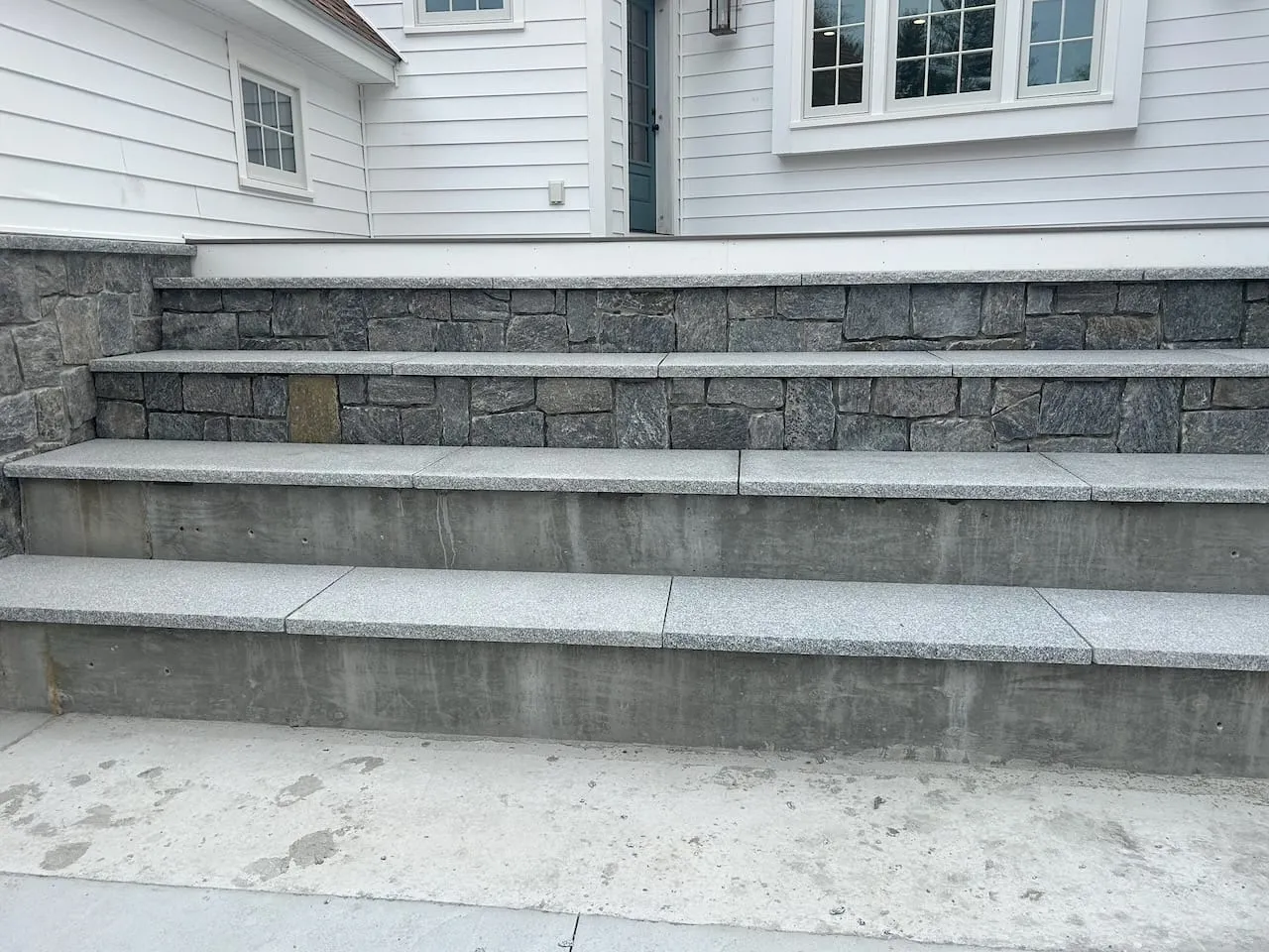 Granite Slab Entry Steps — Walkways in Southern NH, NH