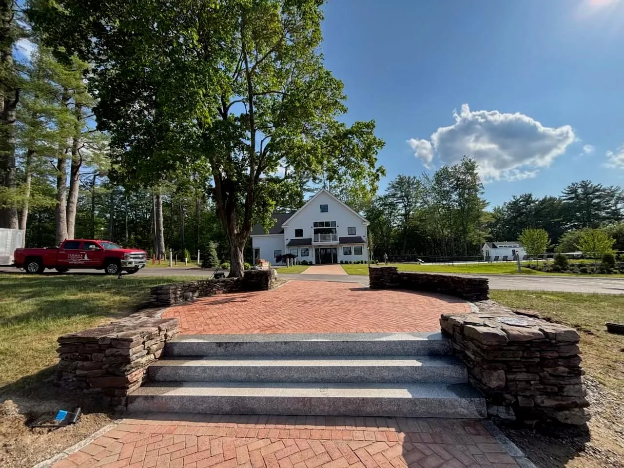 Granite Steps Entrance — Walkways in Southern NH, NH