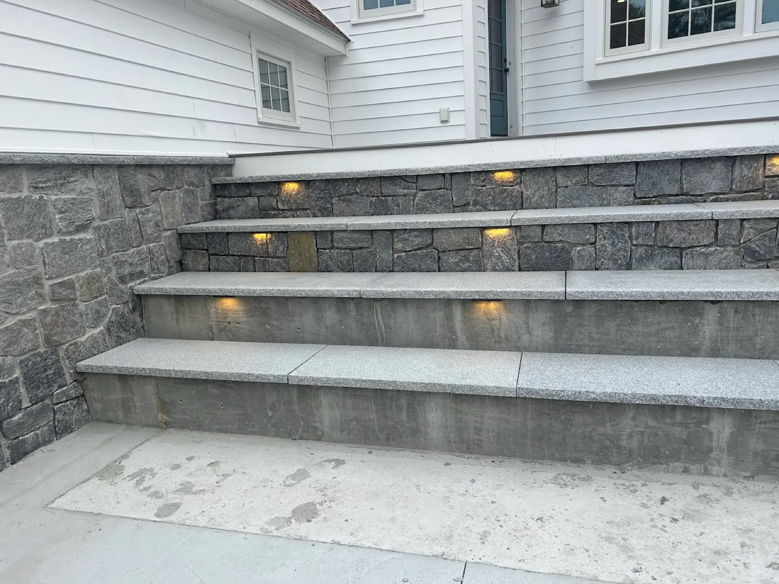 Granite Entry Steps — Walkways in Merrimack, NH