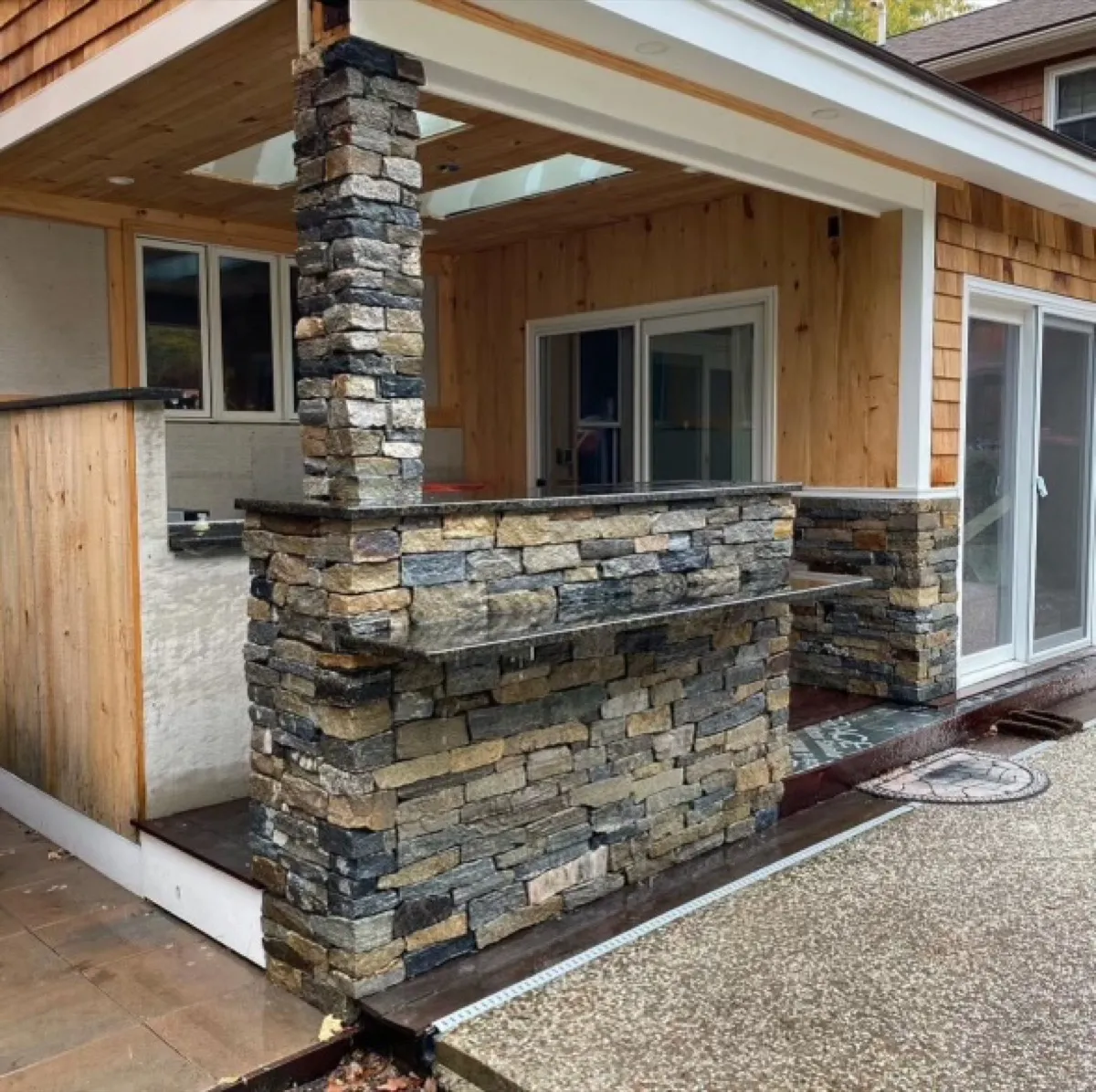 Covered Outdoor Kitchen — Outdoor Kitchens in Nashua, NH