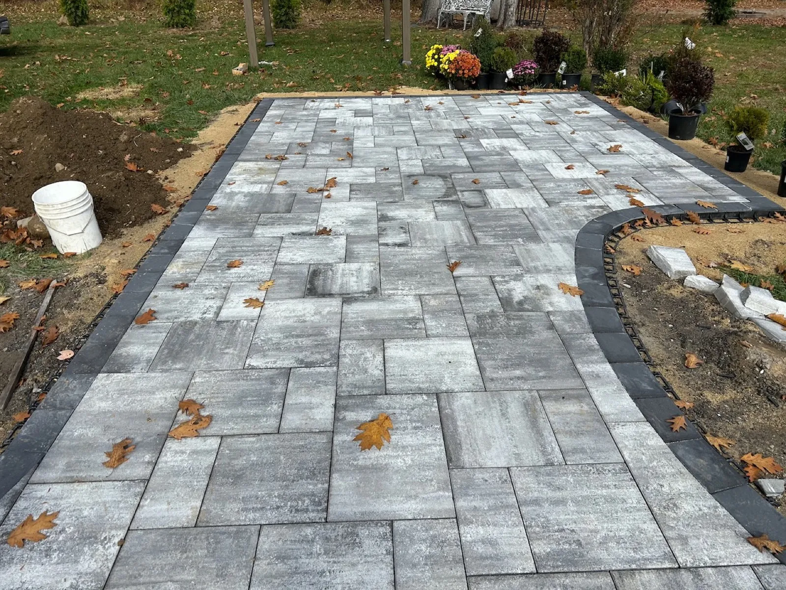 Stone-Bordered Paver Patio — Patios in Nashua, NH